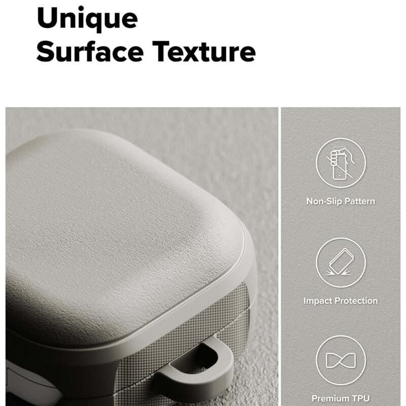 Husa Samsung Galaxy Buds 4 Ringk Onyx Magnetic, gri