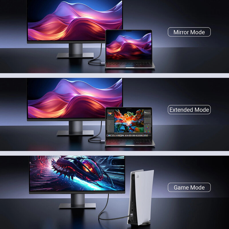 Cablu HDMI la HDMI 8K, 3D Ugreen, 48Gbps, 1m, 25908