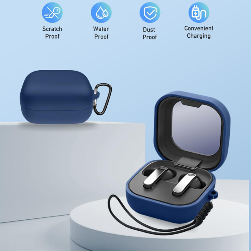 Husa Samsung Galaxy Buds 4 Pro Techsuit Silicone Case, rosu