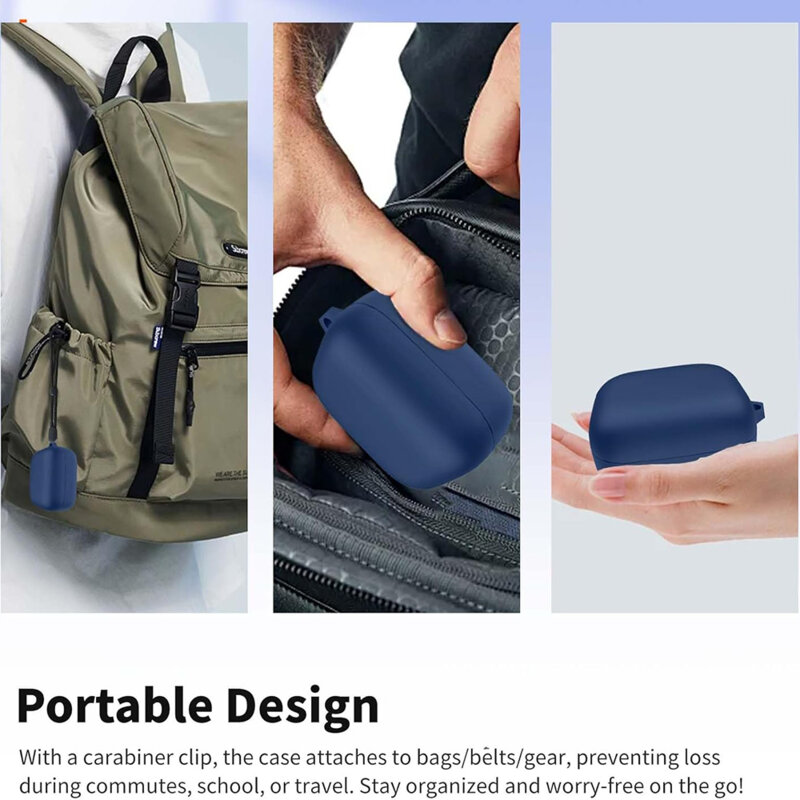 Husa Samsung Galaxy Buds 4 Techsuit Silicone Case, negru