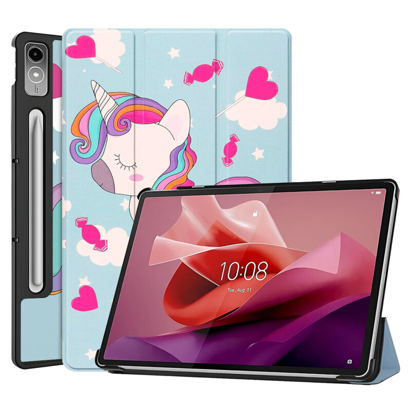Husa Lenovo Tab P12 Techsuit FoldPro, Unicorn