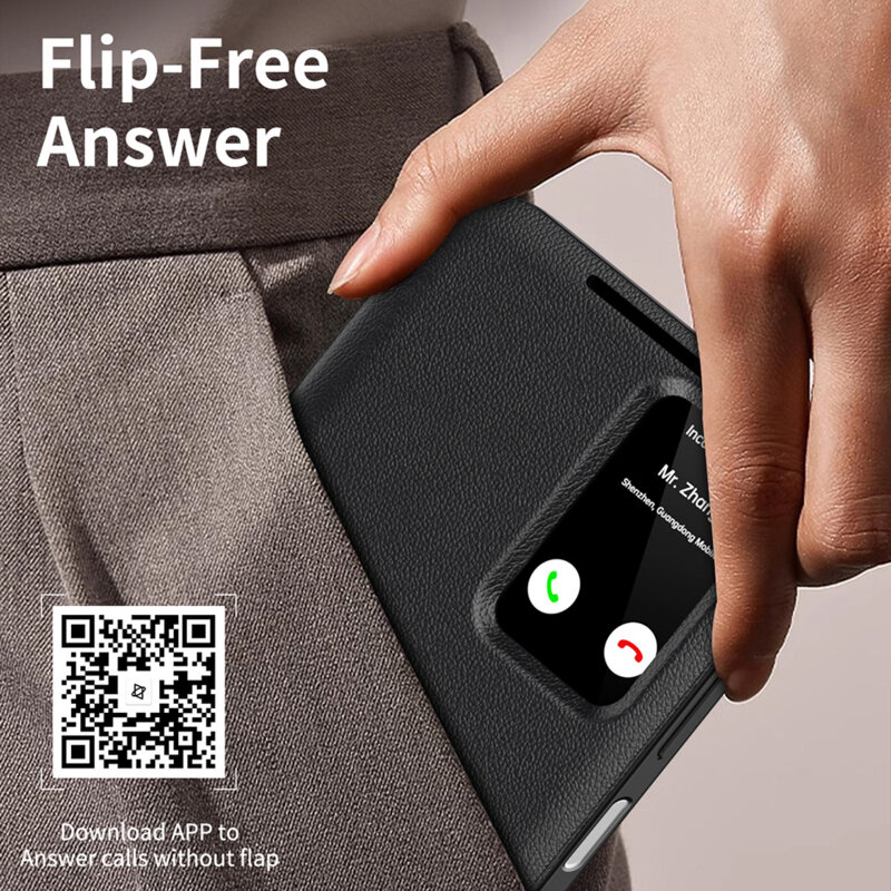 Husa tip carte Samsung Galaxy F17 SmartView Series, negru