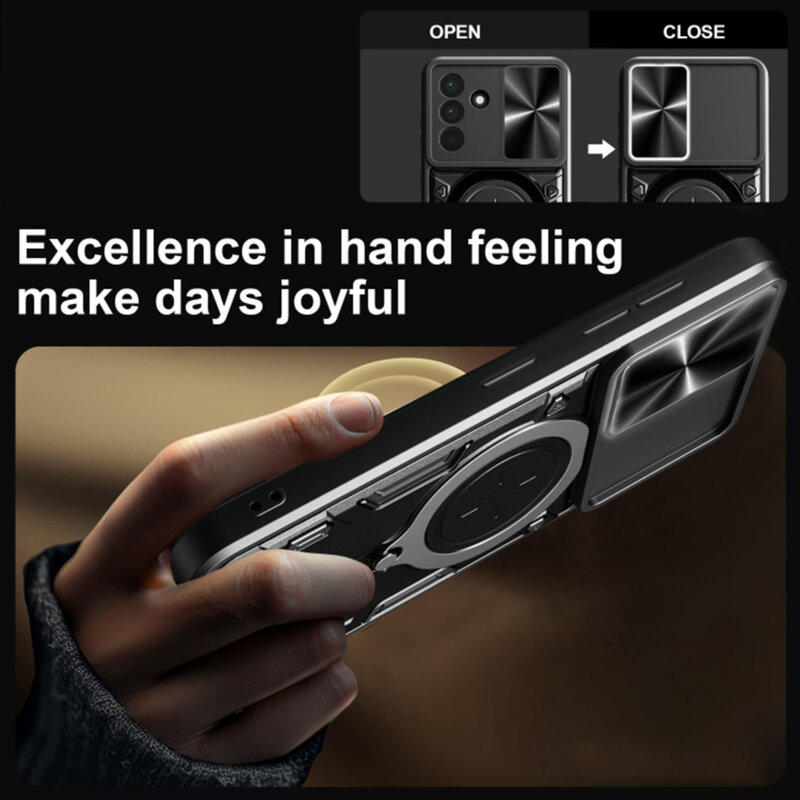 Husa Samsung Galaxy F17 Techsuit CamGuard Pro, mov