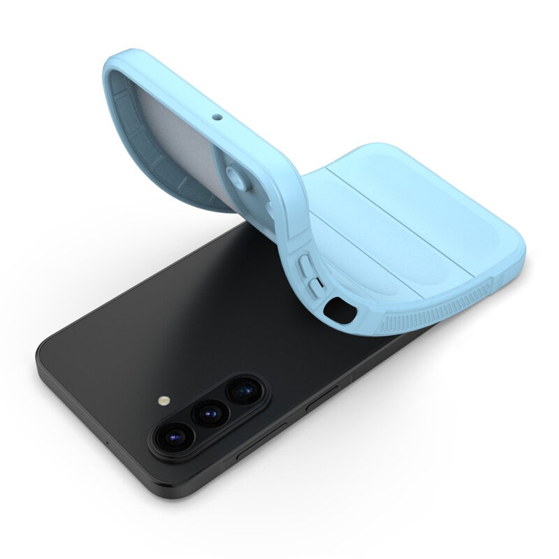 Husa Samsung Galaxy M17 Techsuit Magic Shield, bleu