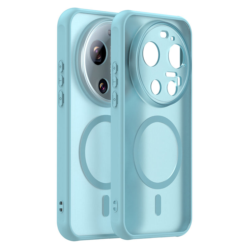 Husa Xiaomi 17 Ultra Techsuit HaloFrost II MagSafe, verde menta