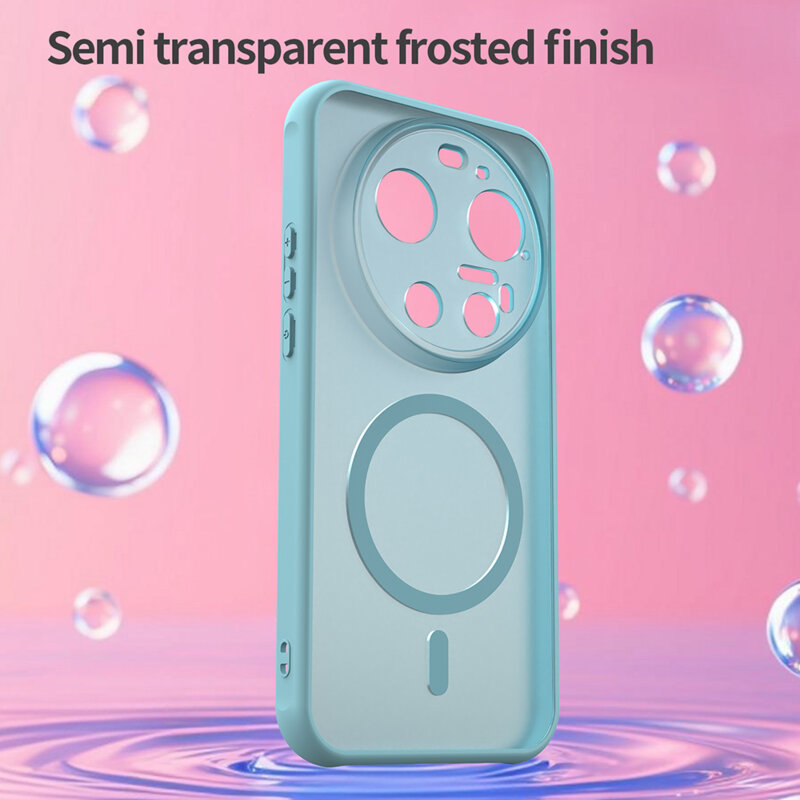 Husa Xiaomi 17 Ultra Techsuit HaloFrost II MagSafe, verde menta
