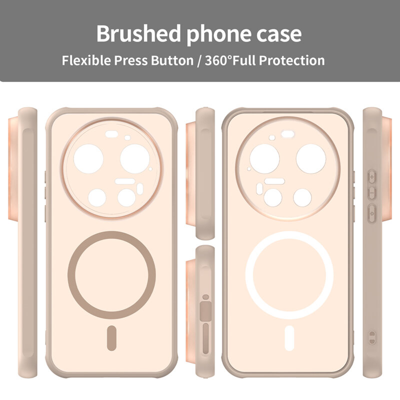 Husa Xiaomi 17 Ultra Techsuit HaloFrost II MagSafe, auriu