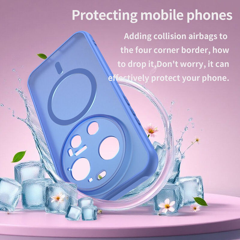 Husa Xiaomi 17 Ultra Techsuit HaloFrost II MagSafe, albastru