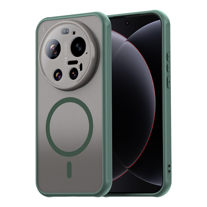 Husa Xiaomi 17 Ultra Techsuit HaloFrost II MagSafe, verde
