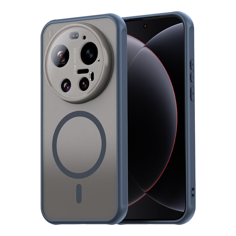 Husa Xiaomi 17 Ultra Techsuit HaloFrost II MagSafe, bleumarin
