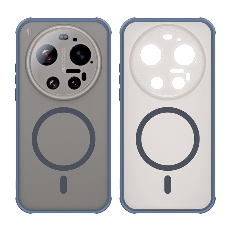 Husa Xiaomi 17 Ultra Techsuit HaloFrost II MagSafe, bleumarin