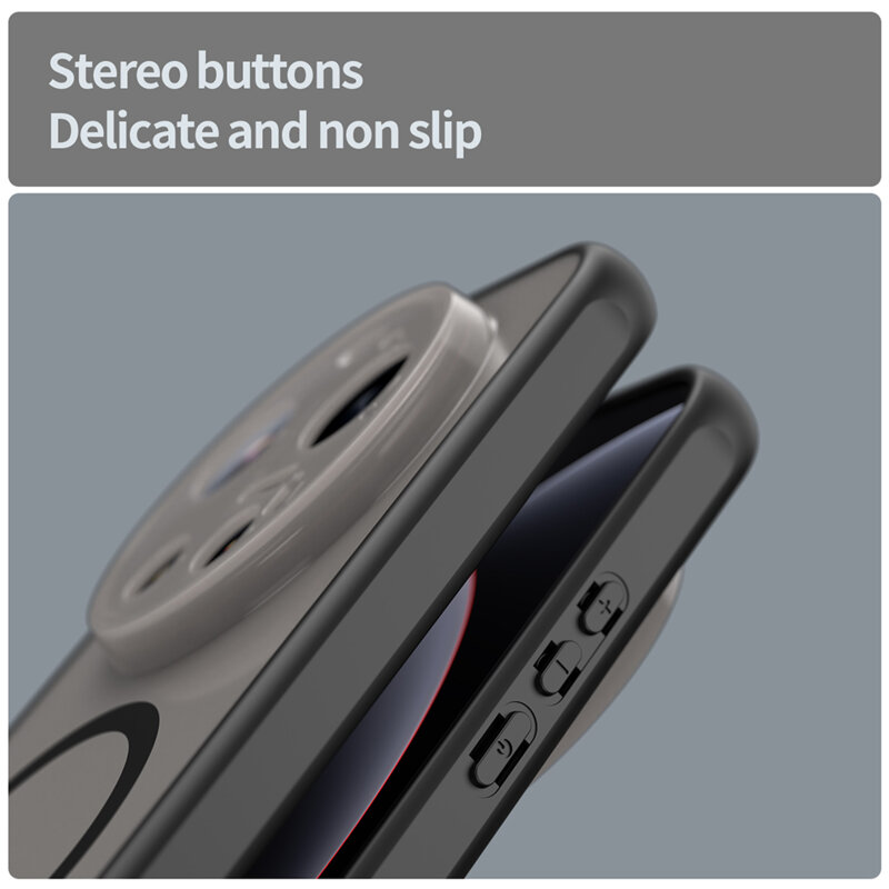 Husa Xiaomi 17 Ultra Techsuit HaloFrost II MagSafe, negru