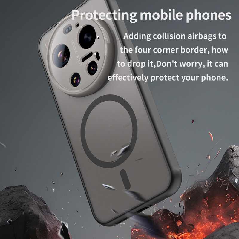 Husa Xiaomi 17 Ultra Techsuit HaloFrost II MagSafe, negru