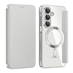 Husa Samsung Galaxy F17 Techsuit SmartMag Book Case, gri