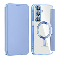 Husa Samsung Galaxy F17 Techsuit SmartMag Book Case, bleu