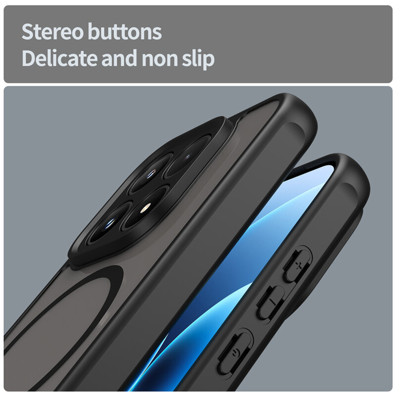 Husa Xiaomi 17 Techsuit HaloFrost II MagSafe, verde menta