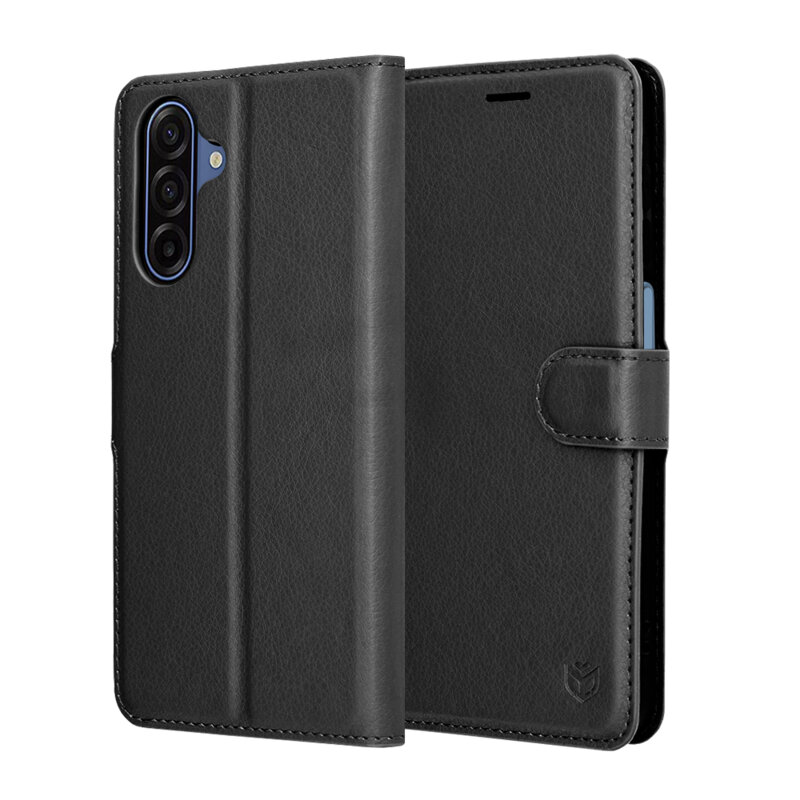 Husa Samsung Galaxy M17 Techsuit Leather Folio, negru