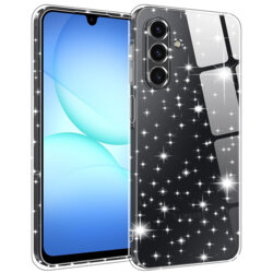 Husa sclipici Samsung Galaxy F17 Techsuit SparkleSkin, transparenta