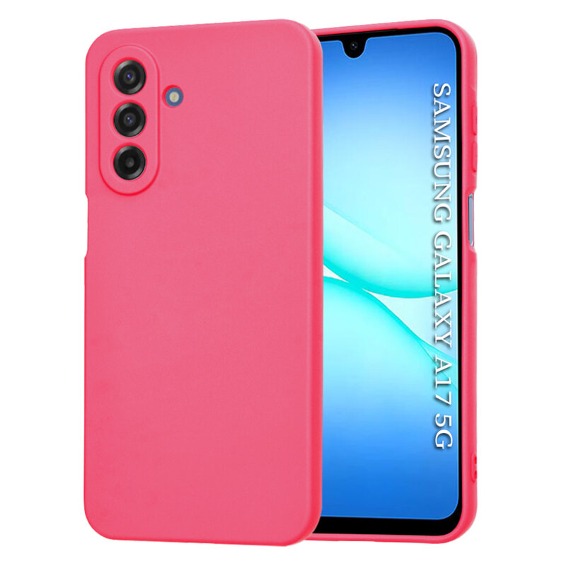 Husa silicon Samsung Galaxy F17 Techsuit SoftFlex, fucsia