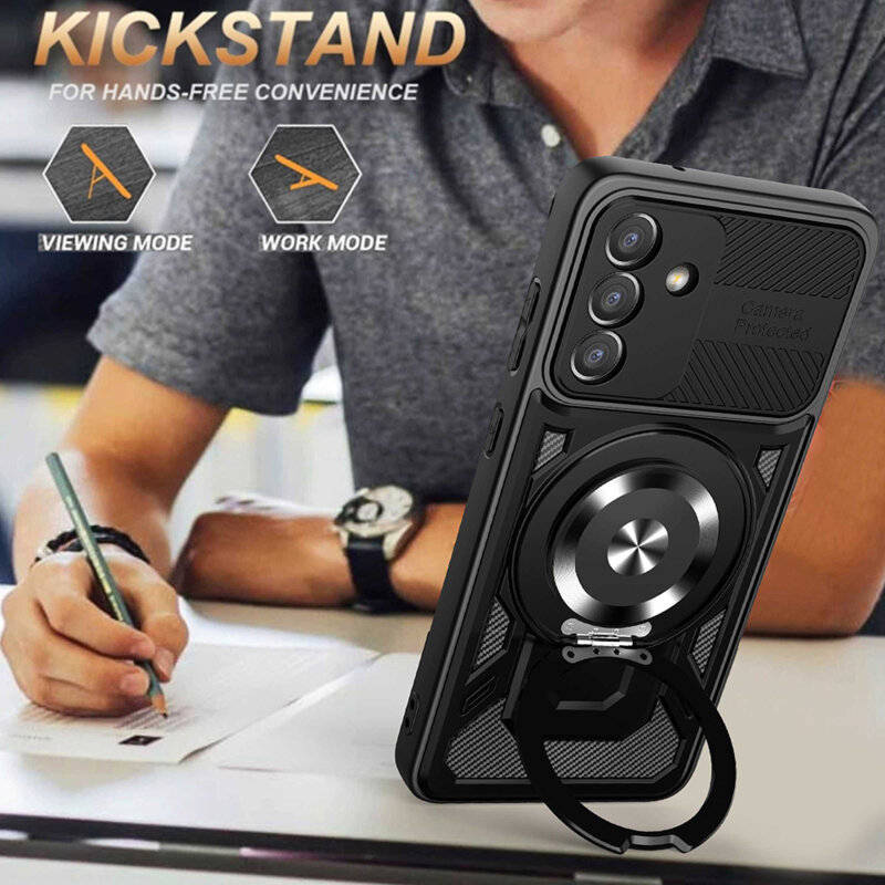 Husa Samsung Galaxy F17 Techsuit RuggedCam, negru