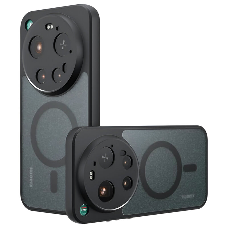 Husa Xiaomi 17 Ultra Techsuit PureFrost MagSafe, negru frost