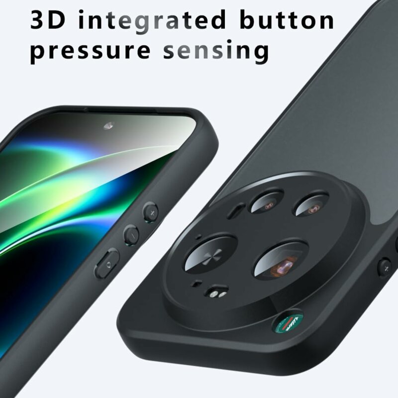 Husa Xiaomi 17 Ultra Techsuit PureFrost MagSafe, negru frost