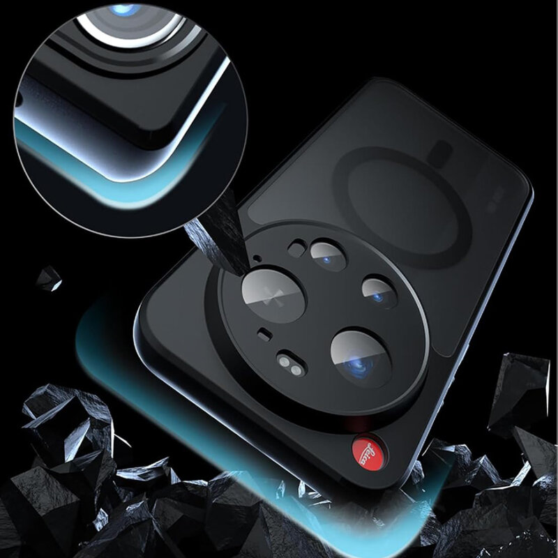 Husa Xiaomi 17 Ultra Techsuit PureFrost MagSafe, negru frost