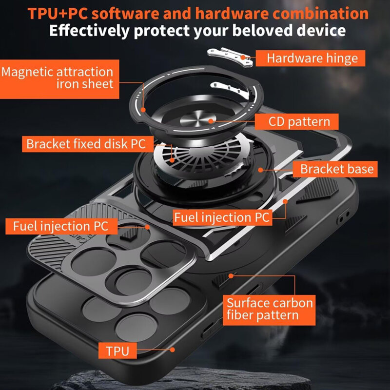 Husa Xiaomi 17 Techsuit RuggedCam, mov