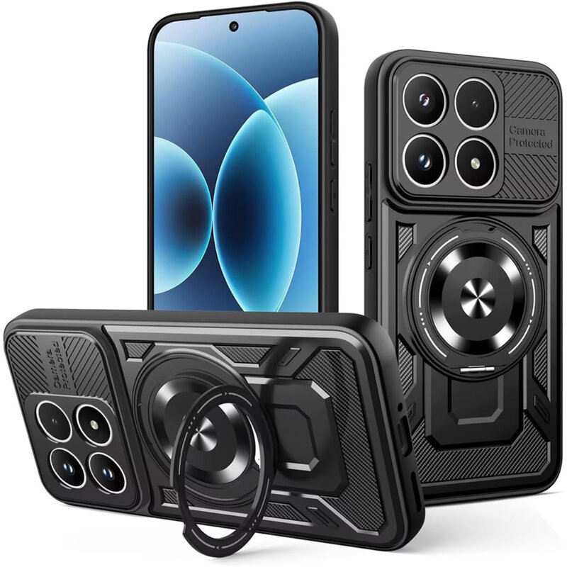Husa Xiaomi 17 Techsuit RuggedCam, negru
