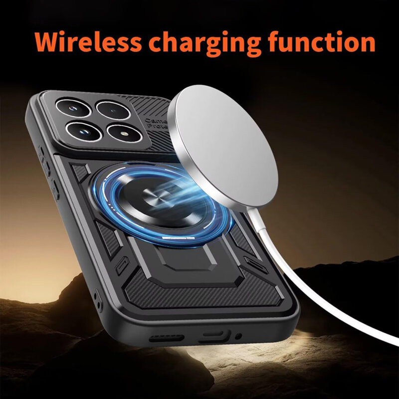 Husa Xiaomi 17 Techsuit RuggedCam, negru