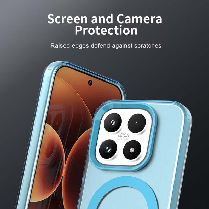 Husa Xiaomi 17 Techsuit CandyCase MagSafe, albastru