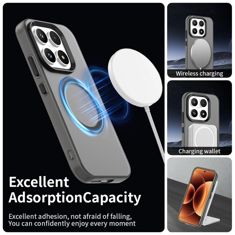 Husa Xiaomi 17 Techsuit CandyCase MagSafe, negru