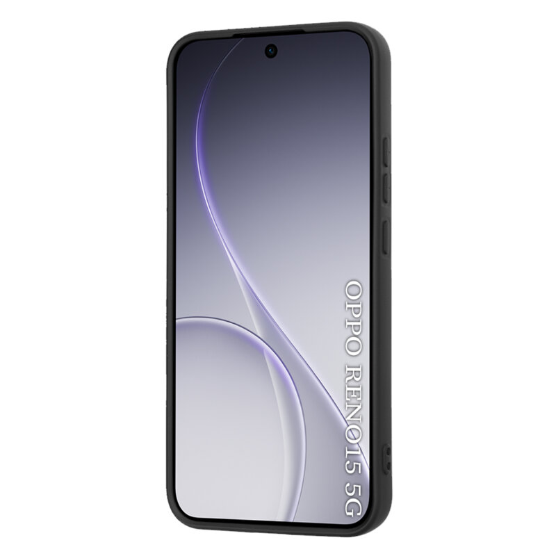 Husa silicon Oppo Reno15 Techsuit SoftFlex, negru