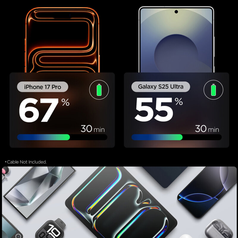 Incarcator Type-C Fast Charge Spigen, 30W, alb, ACH09492