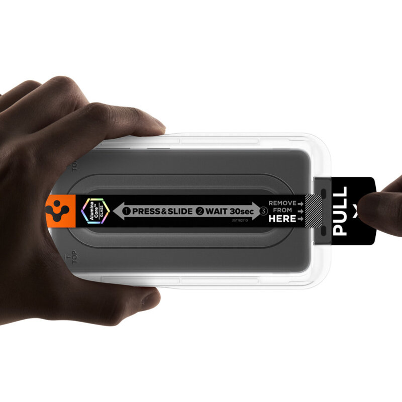 [Pachet 2x] Folie Samsung Galaxy S26 Plus Spigen Glas.tR EZ Fit Pro (Anti-Reflection), transparenta