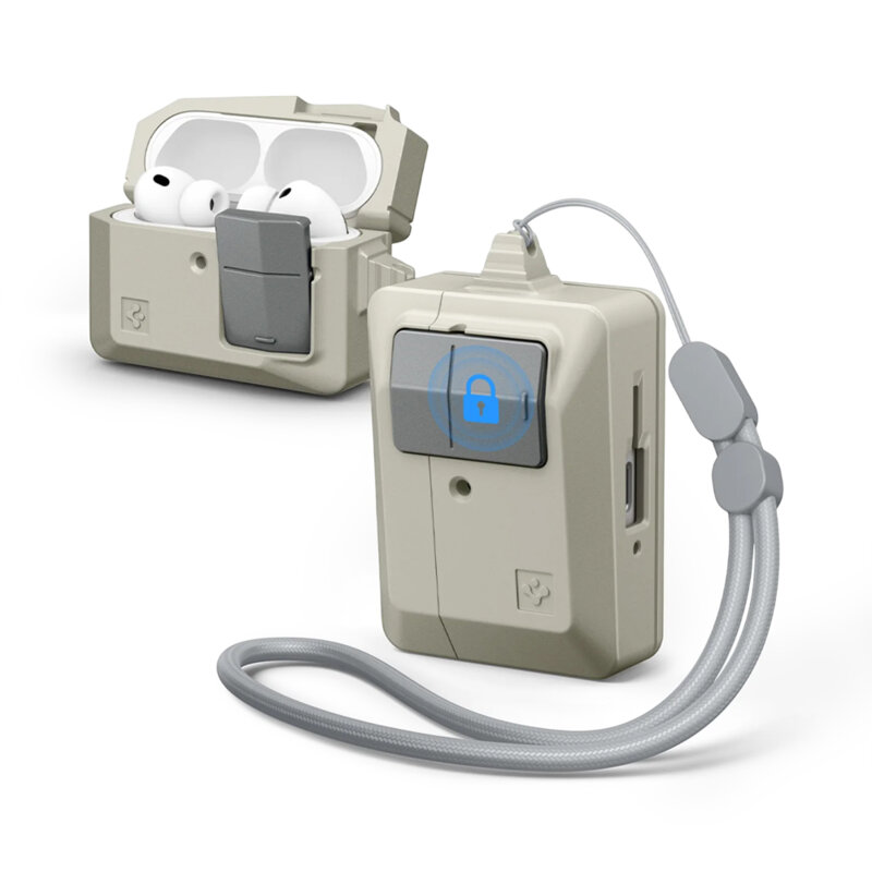 Husa Apple AirPods Pro 3 Spigen Classic LS, holder, bej