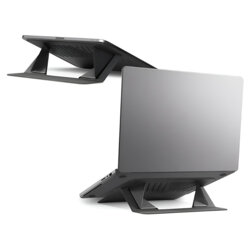 Suport laptop, tablata reglabil Spigen, negru, AMP11115