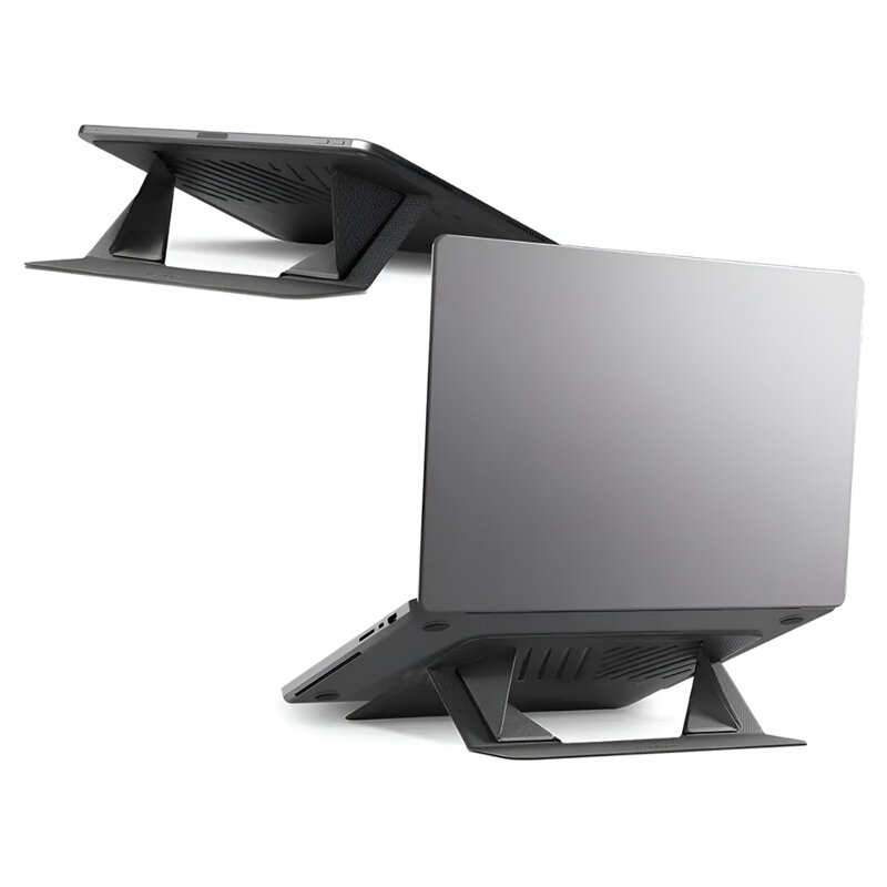 Suport laptop, tablata reglabil Spigen, negru, AMP11115