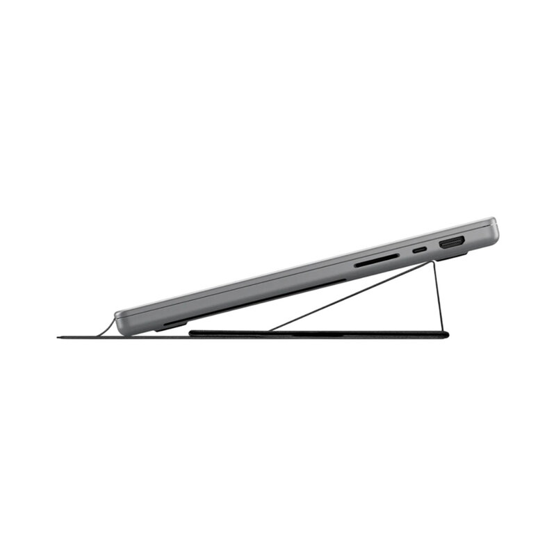 Suport laptop reglabil, stand tableta Spigen, negru, LD201-S8