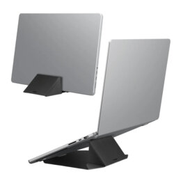 Suport laptop reglabil, stand tableta Spigen, negru, LD201-S9