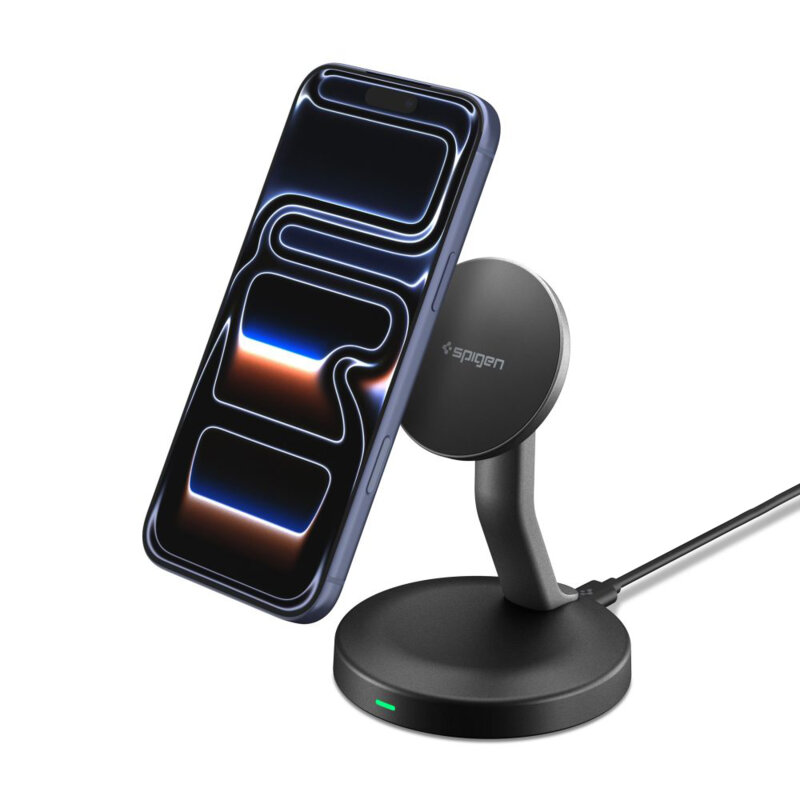 Incarcator wireless 15W Spigen Essential EF151MS , negru