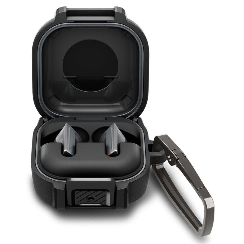 Husa Samsung Galaxy Buds 4 Pro Spigen Lock Fit, negru