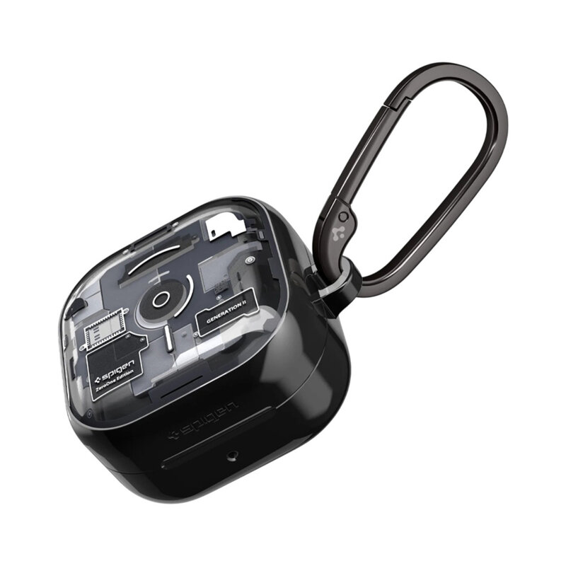 Husa Samsung Galaxy Buds 4 Pro Spigen Ultra Hybrid Zero One, negru