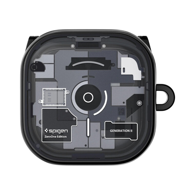 Husa Samsung Galaxy Buds 4 Pro Spigen Ultra Hybrid Zero One, negru