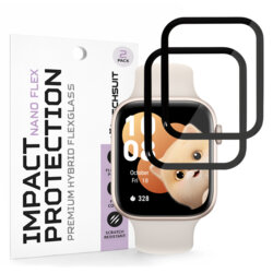 [Pachet 2x] Folie Honor Watch 5 Techsuit Nano Flex, negru