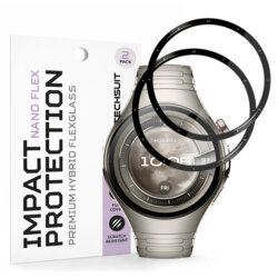 [Pachet 2x] Folie Huawei Watch 5 46mm Techsuit Nano Flex, negru