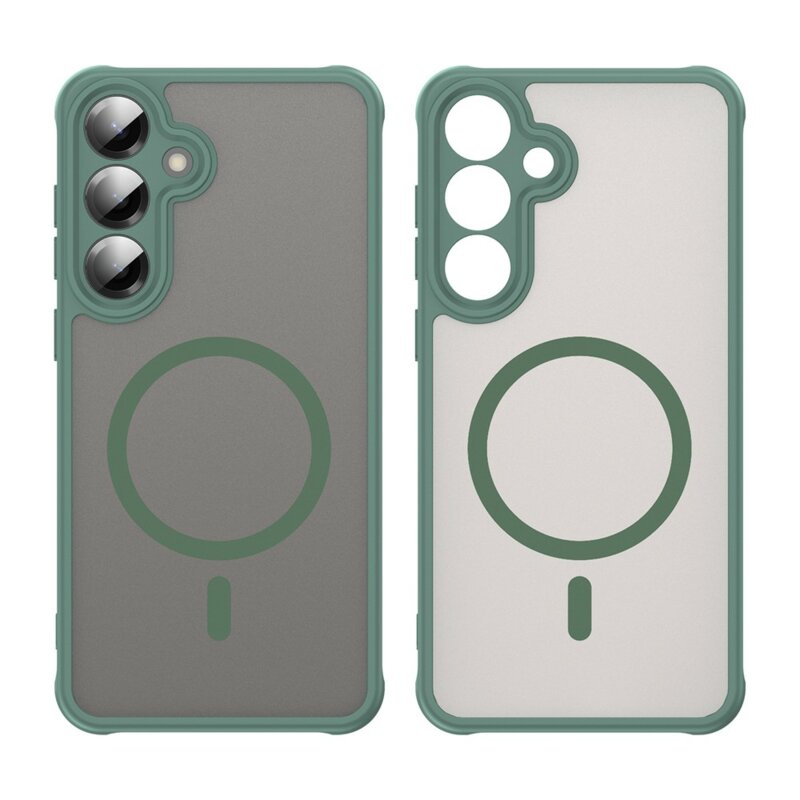 Husa Samsung Galaxy A27 5G Techsuit HaloFrost II MagSafe, verde