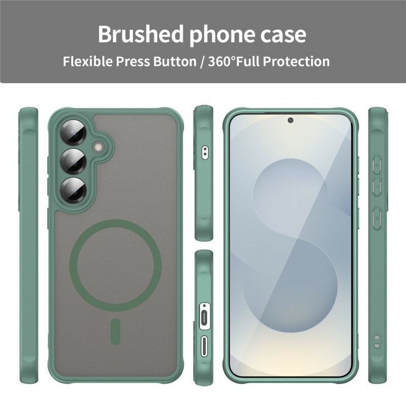 Husa Samsung Galaxy A27 5G Techsuit HaloFrost II MagSafe, verde