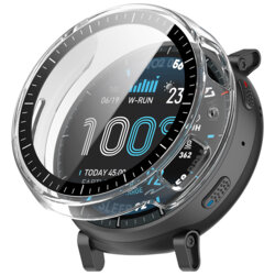 [Pachet 360°] Husa + folie Amazfit Active Max Techsuit Defense, transparenta