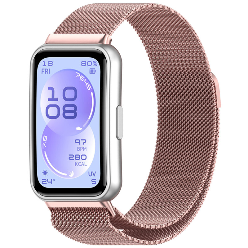 Curea Huawei Band 11 Techsuit, roz, W009